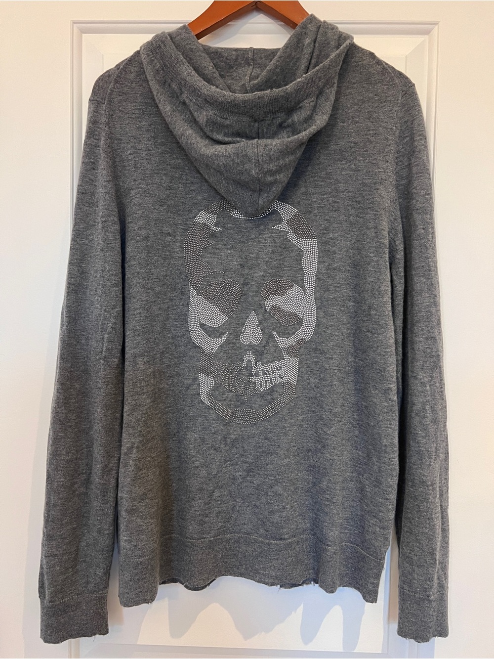 Zadig & Voltaire cashmere skull hoodie